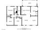 Floor plan layout with room dimensions and connections at 1674 Palma Vista Ave, Las Vegas, NV 89169