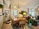 Light-filled dining area with classic furnishings and decor, creating a warm ambiance at 1753 Tanner Cir, Henderson, NV 89012
