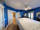 Bright main bedroom features ensuite bathroom access and sliding glass doors at 1753 Tanner Cir, Henderson, NV 89012