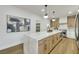 Bright kitchen featuring a spacious island, ample cabinetry, and a modern design at 193 Jeri Dr, Henderson, NV 89074