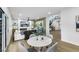 Open-concept living room features a large sectional sofa and access to the kitchen at 193 Jeri Dr, Henderson, NV 89074