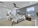 Serene main bedroom with soft lighting, a comfortable bed, and elegant seating area at 193 Jeri Dr, Henderson, NV 89074