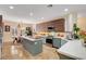 Spacious kitchen with modern cabinetry, stainless steel appliances, and quartz countertops at 2092 Wildwood Lake Street, Henderson, NV 89052