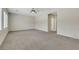 Bonus room with carpet, a ceiling fan, and an entry way at 2349 Orangeburg Pl, Henderson, NV 89044