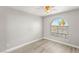 Bright bedroom with a ceiling fan, recessed lights, and a window with views at 3709 Misty Falls St, Las Vegas, NV 89129