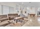 Inviting living room with a cozy couch, a bean bag chair, and a stylish coffee table at 465 Indigo Springs St, Henderson, NV 89014