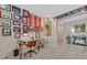 Home office featuring a desk and chair, carpet flooring, and neutral paint at 5226 Lignum Ave # 1, Pahrump, NV 89061