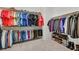 Walk-in closet with tons of hanging space and shoe storage at 5226 Lignum Ave # 1, Pahrump, NV 89061
