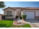 Beautiful single-story home with desert landscaping, a one-car garage, and a tiled roof at 653 Mountain Rdg, Mesquite, NV 89027