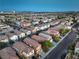 Neighborhood aerial view of single Gathering homes at 6546 American Flower St, Las Vegas, NV 89148