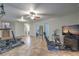 Bonus room featuring a home gym setup and casual living space at 6546 American Flower St, Las Vegas, NV 89148