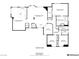 Detailed floor plan showcasing the layout of the 2,506 sqft house, including the kitchen, living room, bedrooms, and bathrooms at 7521 Dry Pines Cir, Las Vegas, NV 89129