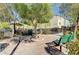 Community park with seating areas and lush landscaping, perfect for relaxation and outdoor enjoyment at 8087 Carpenter Creek Ave, Las Vegas, NV 89113