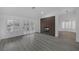 Modern living room featuring a cozy fireplace and lots of natural light at 9437 January Dr, Las Vegas, NV 89134