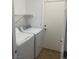 Laundry room with washer and dryer included at 9839 Brook Canyon Dr, Las Vegas, NV 89147