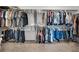 Walk in closet with double hanging racks at , North Las Vegas, NV 89031