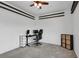 Bright office space with a modern desk, chair, storage, and natural light at , North Las Vegas, NV 89031