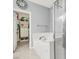 Bright bathroom with a tub, shower and walk-in closet, perfect for relaxation and organization at 10385 Kern Ridge St, Las Vegas, NV 89178