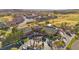 Aerial of a golf course clubhouse with manicured landscaping, parking, and course views at 1357 Manassas Rdg Rdg, Mesquite, NV 89027