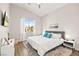 Bright bedroom featuring a large window and stylish decor at 1357 Manassas Rdg Rdg, Mesquite, NV 89027
