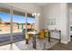 Dining room with sliding glass doors leading to the backyard and pool area at 1357 Manassas Rdg Rdg, Mesquite, NV 89027