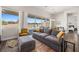 Inviting living room with large windows overlooking the pool and backyard at 1357 Manassas Rdg Rdg, Mesquite, NV 89027