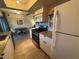 Bright kitchen with stainless steel appliances, granite countertops, and a cozy dining area at 1370 Vegas Valley Dr # 47, Las Vegas, NV 89169