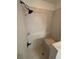 Shower stall with tile, bench, and modern fixtures at 1370 Vegas Valley Dr # 47, Las Vegas, NV 89169