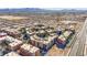 High-angle aerial view of residential neighborhood with a mix of building styles and urban planning at 20 E Serene Ave # 111, Las Vegas, NV 89123