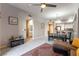 Open-concept living space with dining area and access to the kitchen, great for entertaining and Gathering time at 20 E Serene Ave # 111, Las Vegas, NV 89123