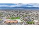 Expansive aerial view showcasing the city with a mountain range backdrop and clear blue skies at 2200 Stanley Ave, North Las Vegas, NV 89030