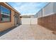 This backyard features a paved patio and a stone area at 2685 Crystal Blue St, Laughlin, NV 89029
