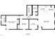 Layout of home featuring primary bedroom, office, living room, dining area and kitchen at 2685 Crystal Blue St, Laughlin, NV 89029