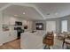 Modern kitchen with large center island, stainless steel appliances, and sleek cabinets at 3005 Stern Dr, Las Vegas, NV 89117