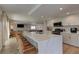 Bright kitchen features a large island with seating, modern appliances, and lots of cabinet space at 3005 Stern Dr, Las Vegas, NV 89117
