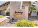 Parkridge Condominiums sign with lush greenery at 304 Orland St # 47, Las Vegas, NV 89107