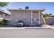 Exterior view of property shows the neutral colored paint and covered stairwells at 304 Orland St # 47, Las Vegas, NV 89107