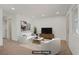 Staged living room featuring neutral tones, plush seating, and contemporary decor at 304 Orland St # 47, Las Vegas, NV 89107