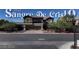 Beautiful two-story home showcasing a well-manicured front yard and inviting curb appeal at 3934 Sangre De Cristo Ave, Las Vegas, NV 89118