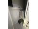 View inside bedroom closet with shelving and storage space for clothing at 4030 E Carey Ave, Las Vegas, NV 89115
