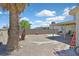 The backyard has ample space, shade trees, and a covered patio, perfect for outdoor enjoyment and relaxation at 421 Engel Ave, Henderson, NV 89011