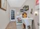 Functional laundry room with sink, decorated washing machine, and ample storage at 421 Engel Ave, Henderson, NV 89011