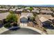 This house has a two car garage, desert landscaping, and is on a cul-de-sac at 435 Piute Valley Ct, Henderson, NV 89012