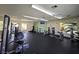 Bright fitness center with ample equipment and natural light, providing a refreshing space for residents to exercise at 7115 S Durango Dr # 208, Las Vegas, NV 89113