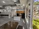 Clubhouse kitchen with stainless steel appliances and counter seating at 7115 S Durango Dr # 208, Las Vegas, NV 89113