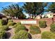 Entrance sign for Northern Terrace at Providence surrounded by lush landscaping at 7613 Pulpit Rock Ct, Las Vegas, NV 89166