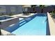 Striking rendering of a backyard with a pool, jacuzzi, and comfortable outdoor seating at 8041 Villa Rosarito St, Las Vegas, NV 89131
