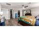 Main bedroom showcasing ensuite baths and closet access at 813 Bluebird Hill Ave, North Las Vegas, NV 89084