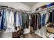 Spacious walk-in closet with ample hanging space and shelving for optimal organization and storage at 813 Bluebird Hill Ave, North Las Vegas, NV 89084