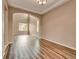 Open-concept living area with chandelier lighting at 8267 Campbell Springs Ave, Las Vegas, NV 89178
